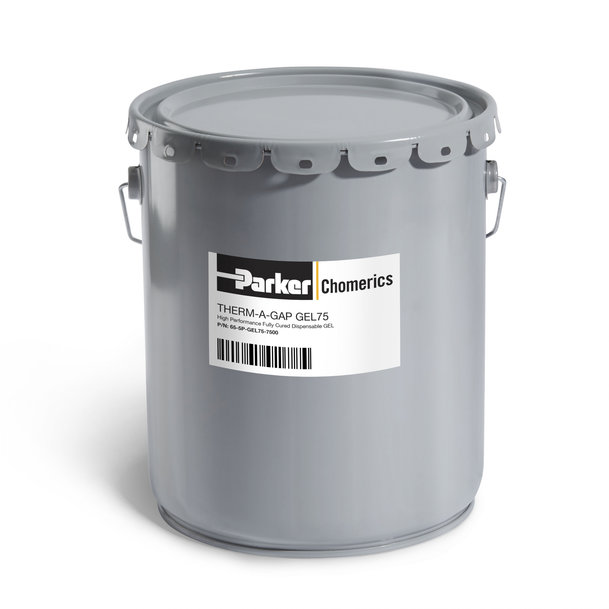 Parker étend sa gamme de matériaux d'interface thermique avec le produit THERM-A-GAPTM GEL 75, un nouveau gel thermique monocomposant déposable 7,5 W/m-K